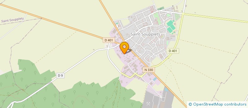 localisation de l'entreprise C.P.INTERNATIONAL  SAINT-SOUPPLETS