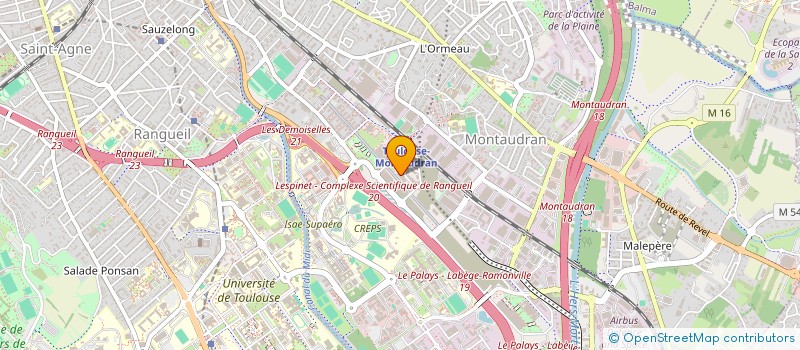 localisation de l'entreprise C&P INVESTISSEMENT  TOULOUSE