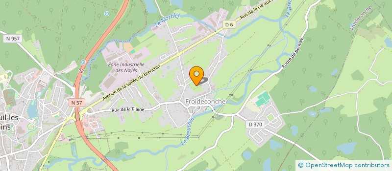 localisation de l'entreprise C.P INVESTS  FROIDECONCHE