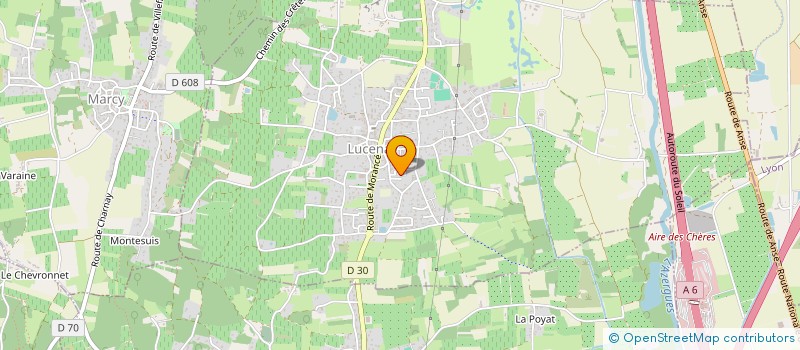 localisation de l'entreprise C.P.J.A  LUCENAY