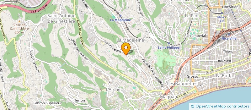 localisation de l'entreprise C.P.L à NICE