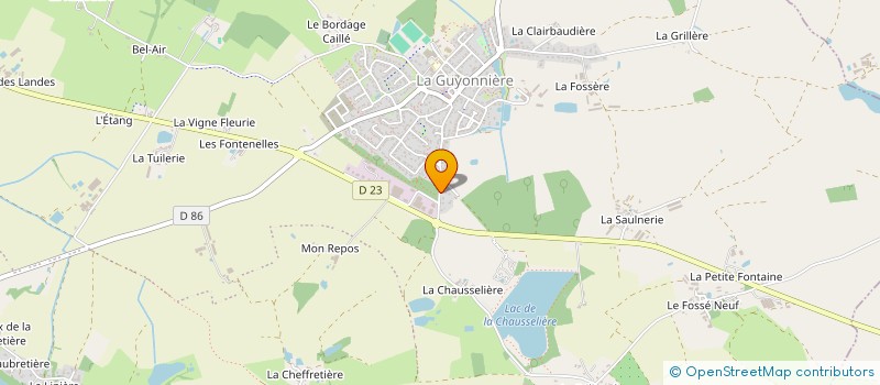 localisation de l'entreprise C P L à MONTAIGU-VENDEE