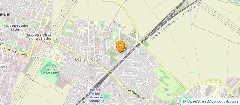 localisation de l'entreprise C.P.L  GONESSE