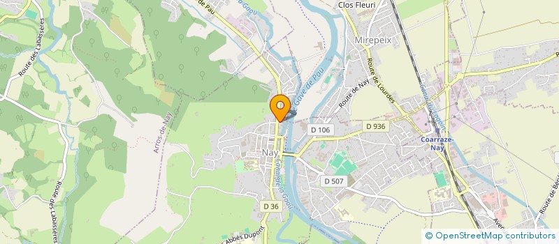 localisation de l'entreprise C.P.L.A. PLOMBERIE à NAY