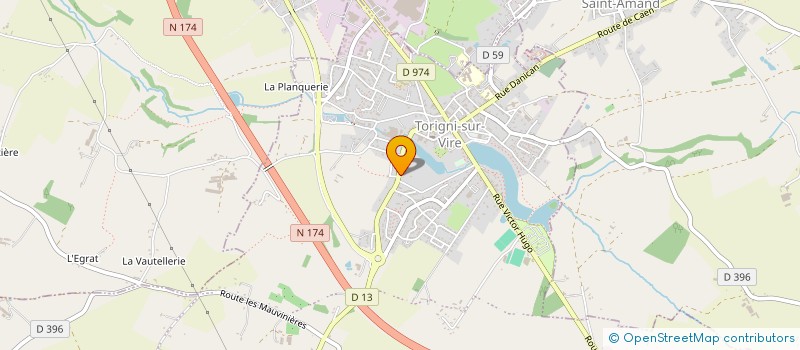 localisation de l'entreprise C P L I  TORIGNY-LES-VILLES