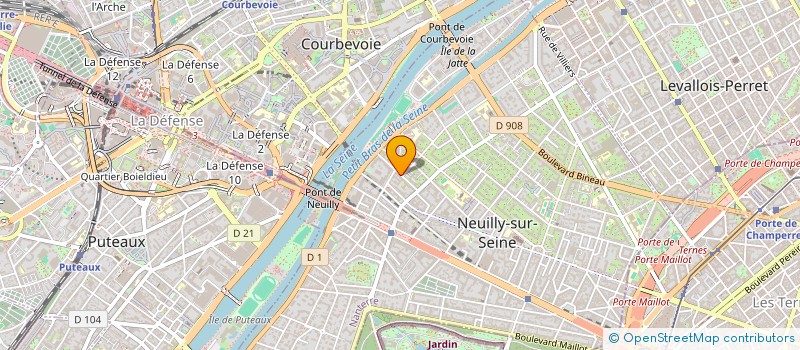 localisation de l'entreprise C.P.M à NEUILLY-SUR-SEINE