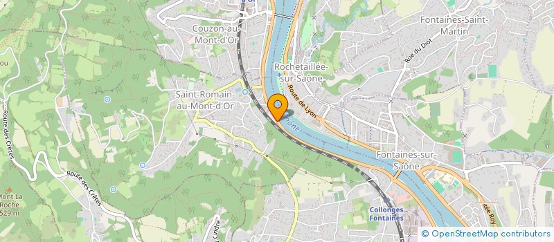 localisation de l'entreprise C.P.M  SAINT-ROMAIN-AU-MONT-D'OR