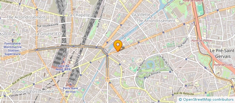 localisation de l'entreprise C.P.M.  PARIS