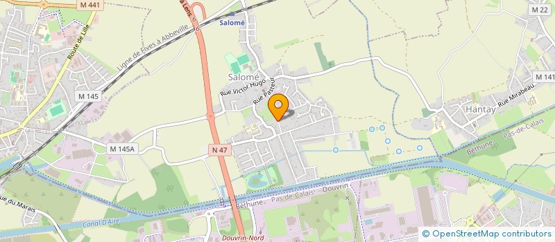 localisation de l'entreprise C.P.M  SALOME