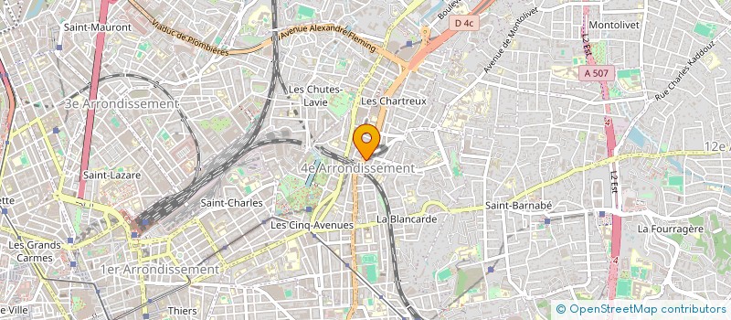localisation de l'entreprise C.P.M  MARSEILLE