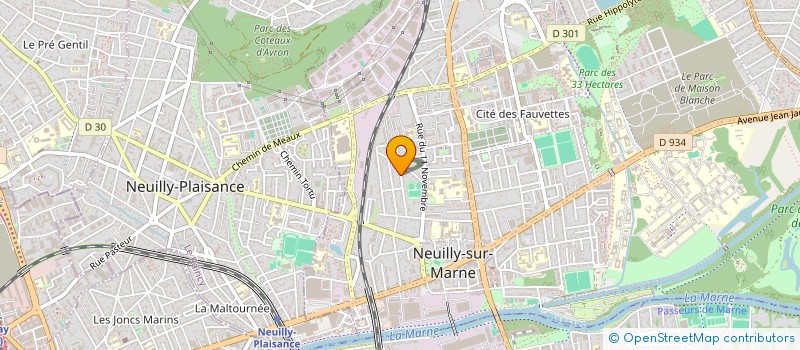 localisation de l'entreprise C.P.M HOLDING à NEUILLY-SUR-MARNE