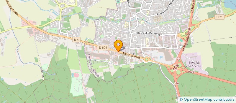 localisation de l'entreprise C.P.M. RENOVE à PONTAULT-COMBAULT