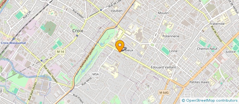 localisation de l'entreprise C.P.N.  ROUBAIX