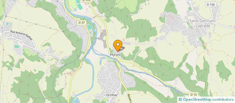 localisation de l'entreprise C&P NEGOCE  SAINT-GERMAIN-LAPRADE