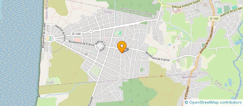 localisation de l'entreprise C.P OVERSEAS  CUCQ