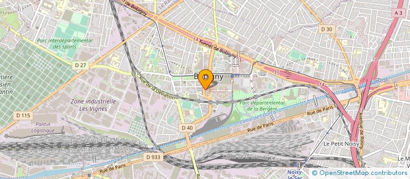 localisation de l'entreprise C.P.P SECURITE PRIVEE  BOBIGNY