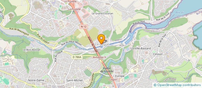 localisation de l'entreprise C.P PLERIN  PLERIN