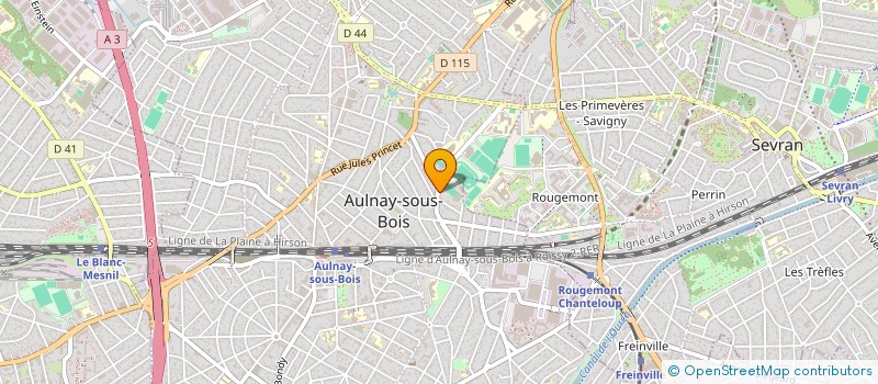 localisation de l'entreprise C.P. PRO-BAT à AULNAY-SOUS-BOIS