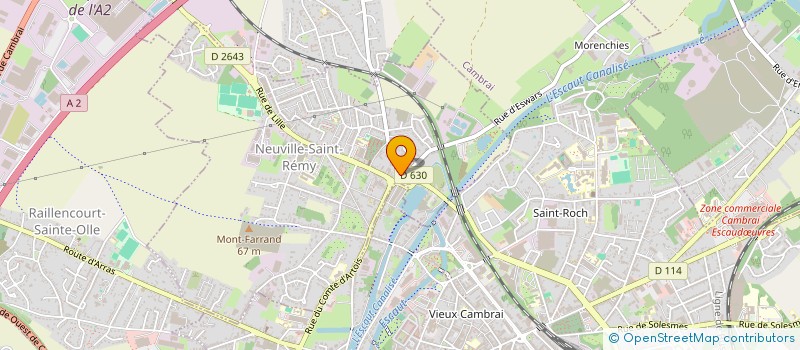 localisation de l'entreprise C P R  NEUVILLE-SAINT-REMY