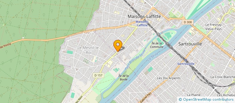 localisation de l'entreprise C.P.R. à MAISONS-LAFFITTE
