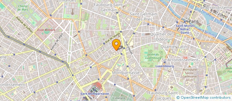 localisation de l'entreprise C P R E J E  PARIS