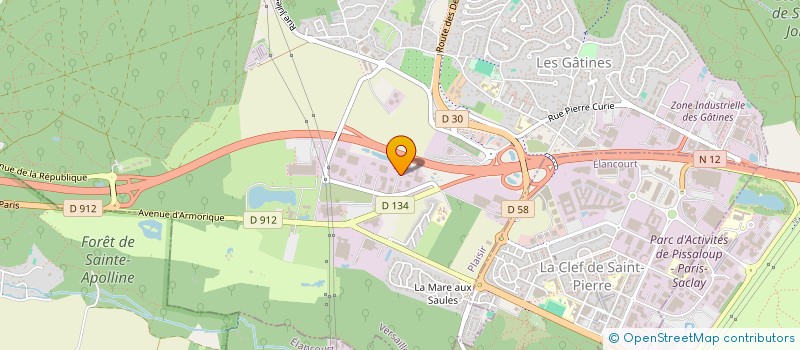localisation de l'entreprise C P R O à PLAISIR
