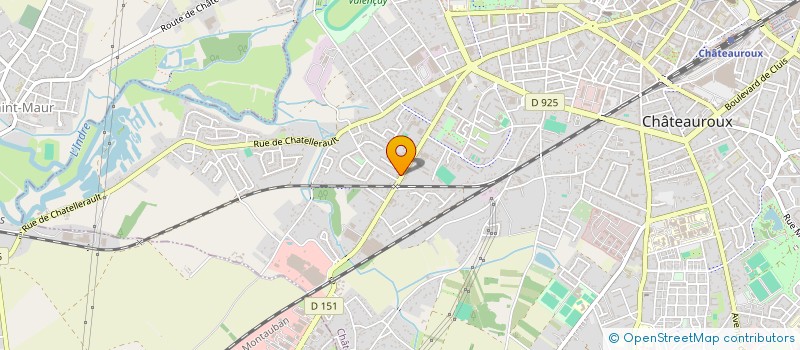 localisation de l'entreprise C.P.R SERVICES à CHATEAUROUX