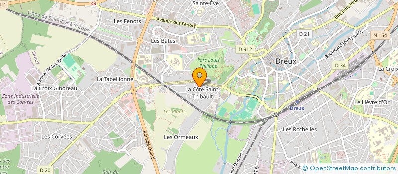 localisation de l'entreprise C.P. RAVALEMENT à VERNOUILLET