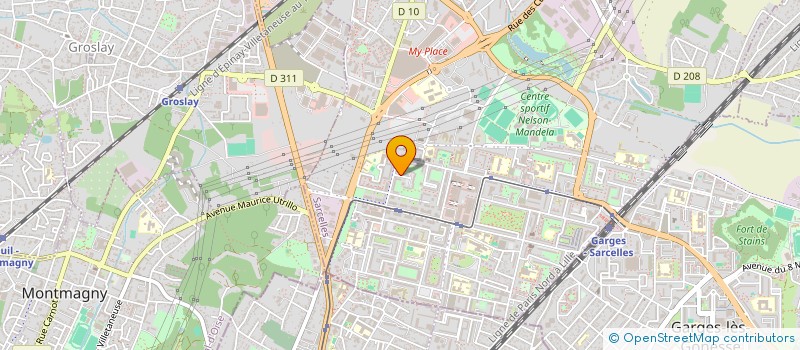 localisation de l'entreprise C.P.S. à SARCELLES