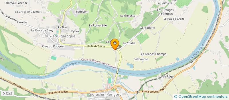 localisation de l'entreprise C P S  COUX ET BIGAROQUE-MOUZENS