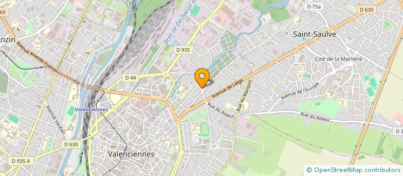 localisation de l'entreprise C.P.S  VALENCIENNES