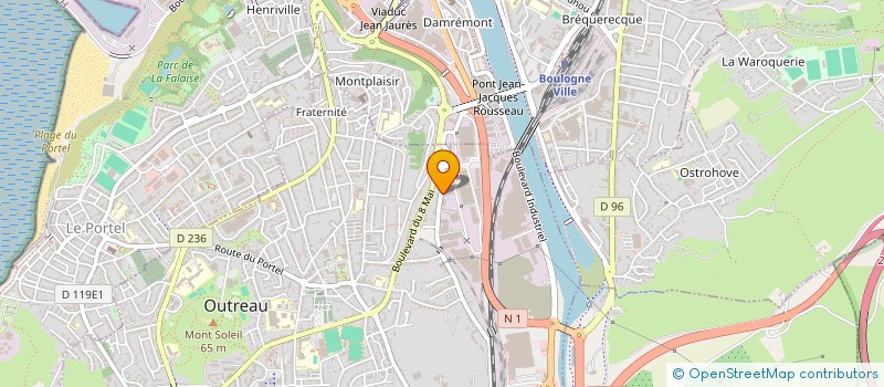 localisation de l'entreprise C P S 62  OUTREAU