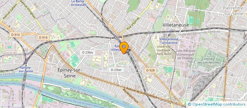 localisation de l'entreprise C.P.S à EPINAY-SUR-SEINE