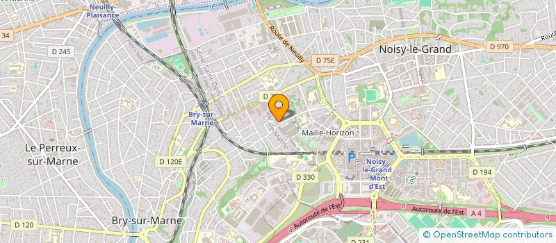 localisation de l'entreprise C.P.S.P. à NOISY-LE-GRAND