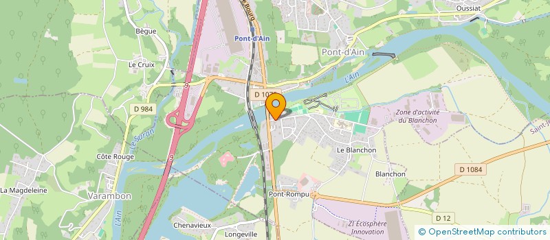 localisation de l'entreprise C P S P  PONT D'AIN