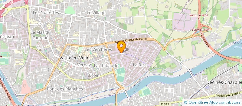 localisation de l'entreprise C.P.S. SOLUTION à VAULX-EN-VELIN