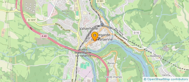 localisation de l'entreprise C.P.S. TELE-CONFORT à VALSERHONE