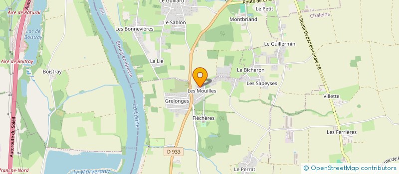 localisation de l'entreprise C.P SOCIETY  MESSIMY-SUR-SAONE