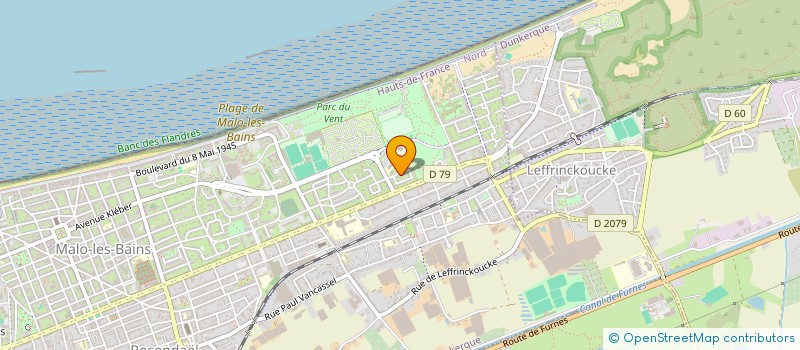 localisation de l'entreprise C.P.V à DUNKERQUE