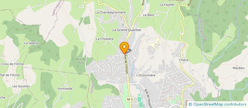 localisation de l'entreprise C.P.V  SORBIERS