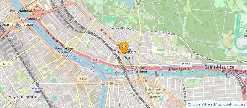 localisation de l'entreprise C.P.V.M.C  CHARENTON-LE-PONT