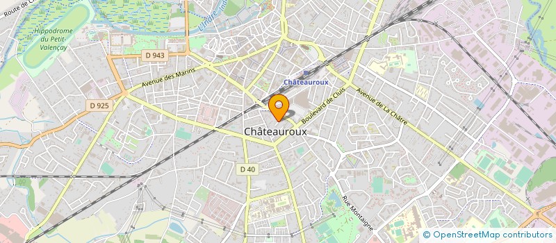localisation de l'entreprise C.P.V.S. à CHATEAUROUX
