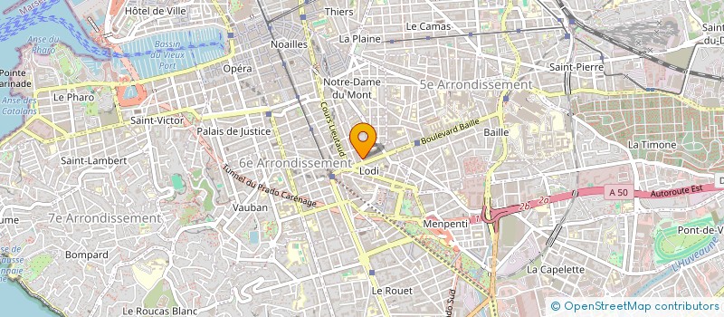 localisation de l'entreprise C P X SERVICES à MARSEILLE