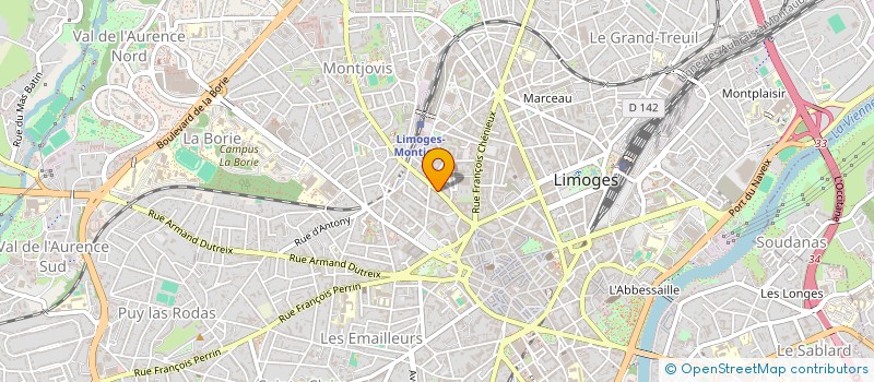 localisation de l'entreprise C P Z à LIMOGES