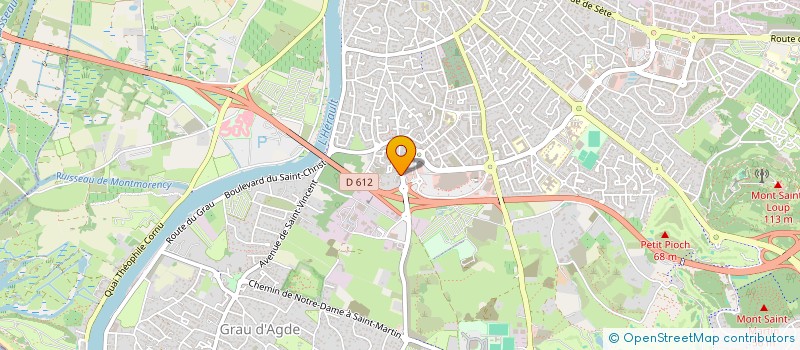localisation de l'entreprise C-PAF  AGDE