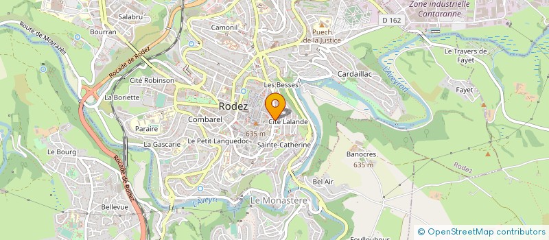 localisation de l'entreprise C PAPETERIE à RODEZ
