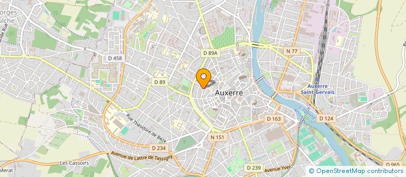 localisation de l'entreprise C PARIS à AUXERRE