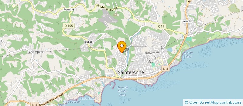 localisation de l'entreprise C PAS COMPLIQUE  SAINTE-ANNE