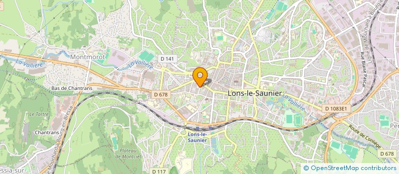 localisation de l'entreprise C. PATRIMOINE  LONS-LE-SAUNIER