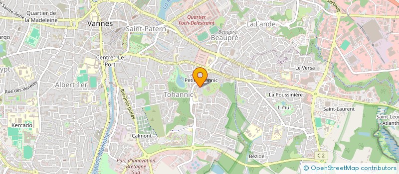 localisation de l'entreprise C.PERRIN à VANNES
